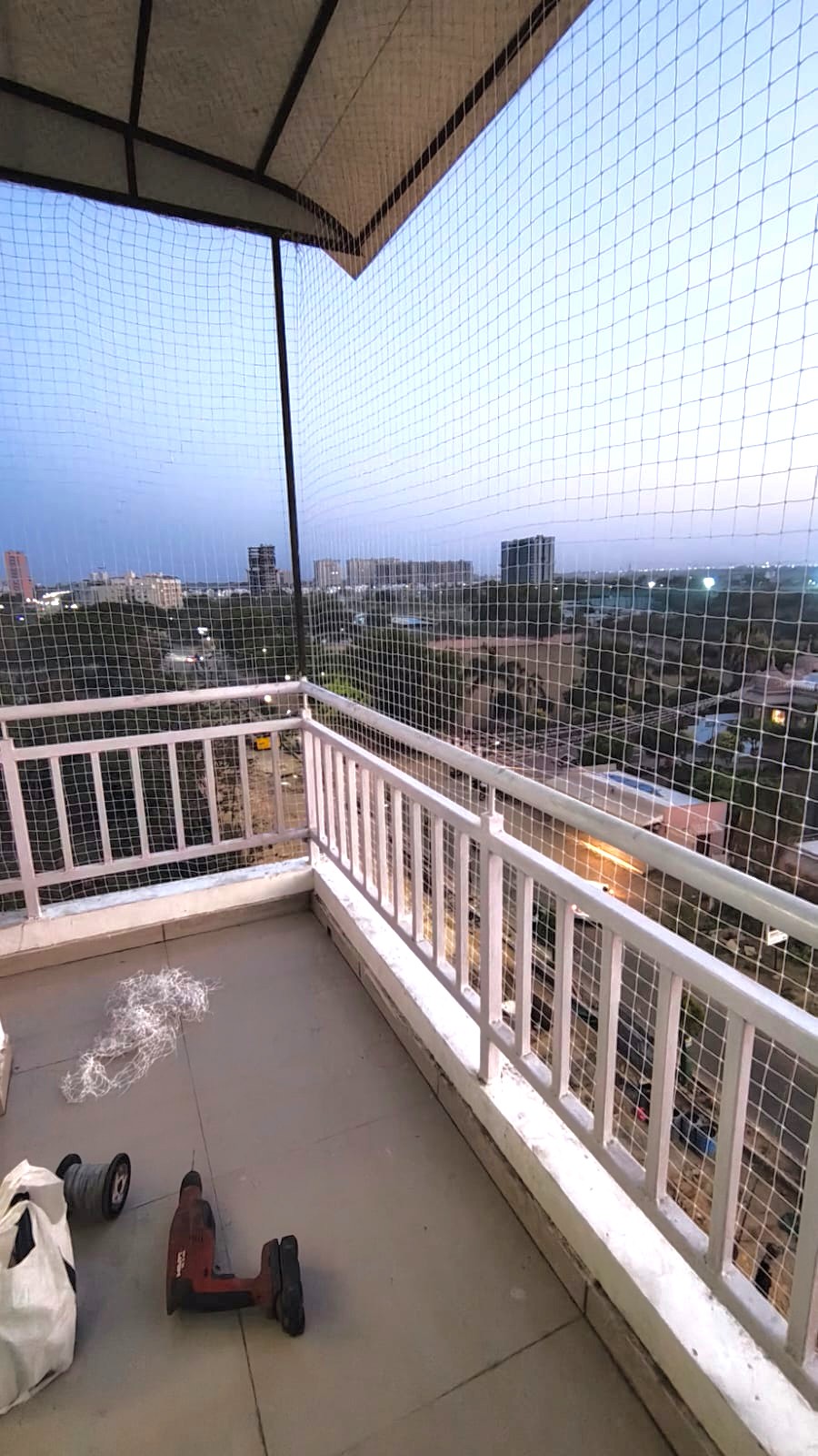 Bird Net Installation